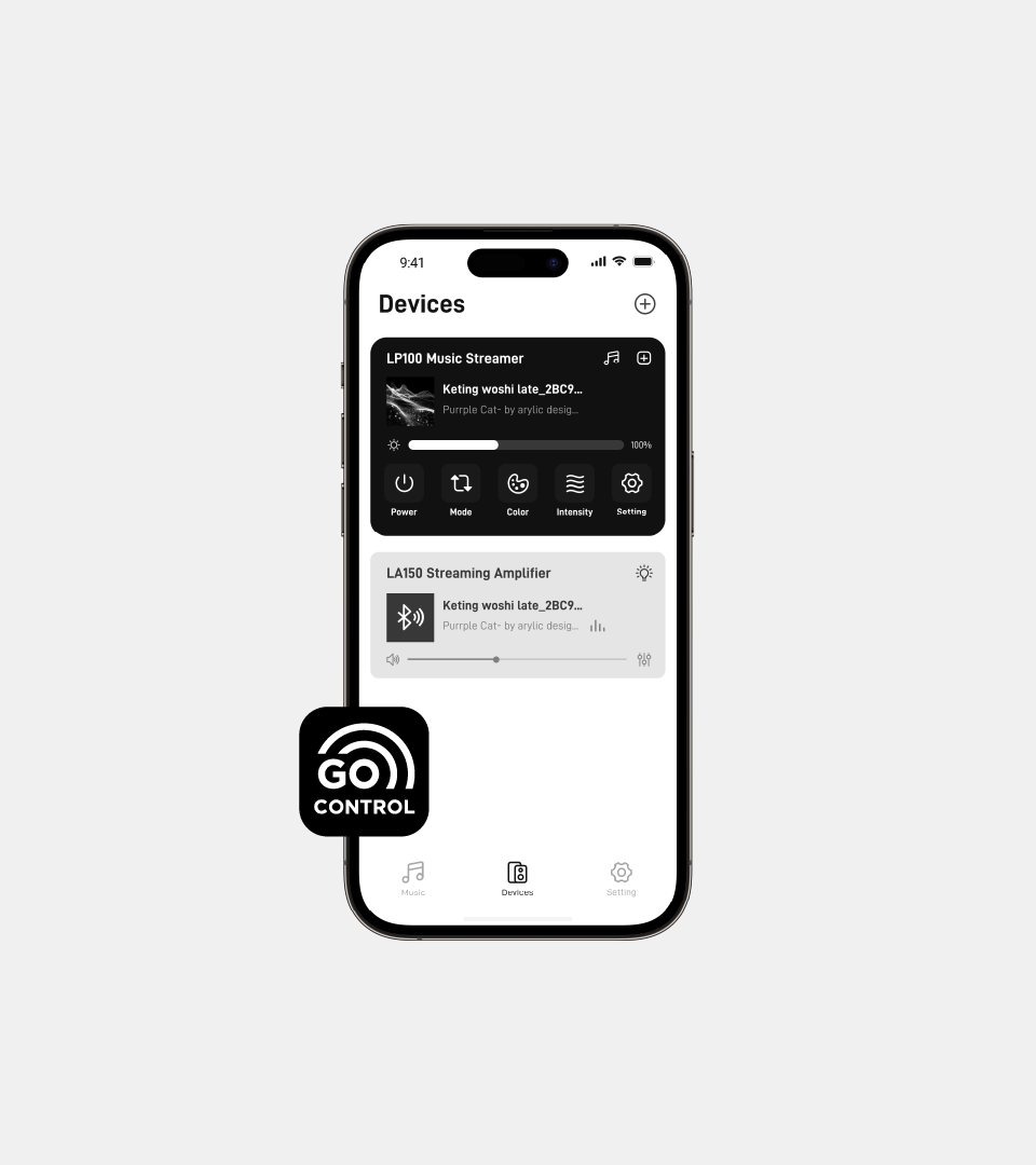Up2stream® Go Control App – Up2Stream