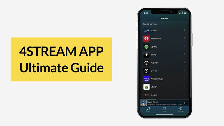 Up2stream® Go Control App – Up2Stream